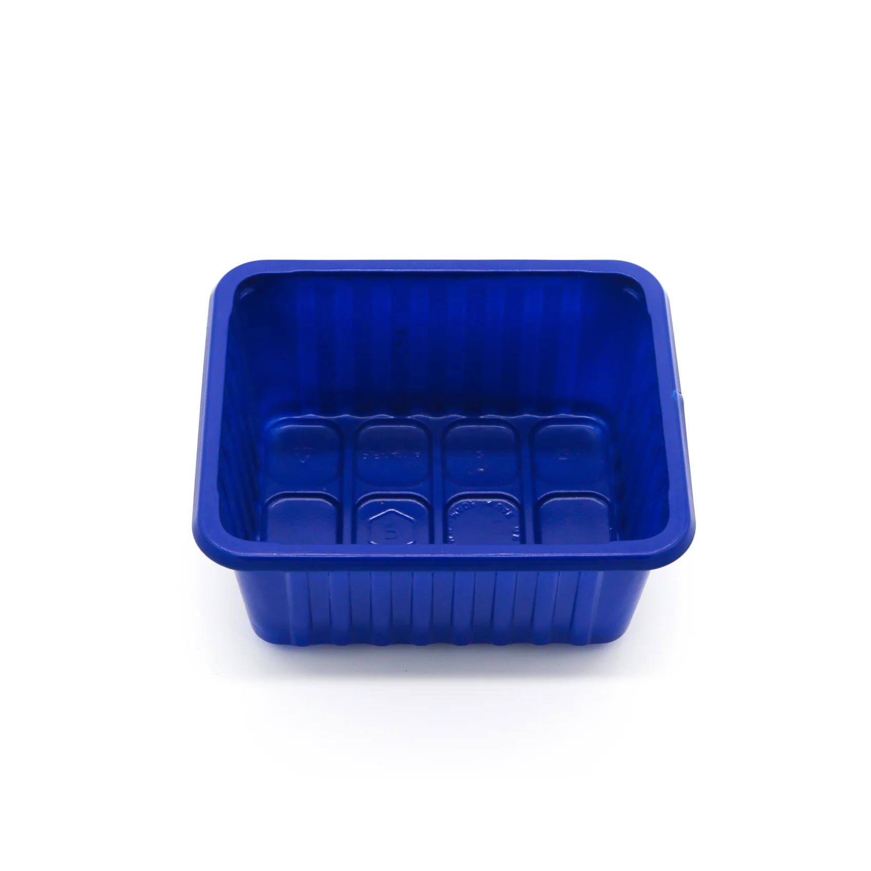 Plastic mushroom packaging punnet fungus clam shell round mushroom pack tray box boxes