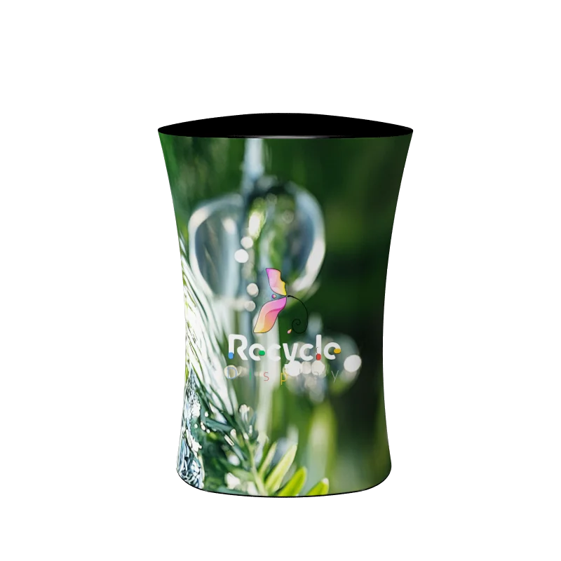 portable promotion Counter advertising stand booth table display trade show booth Triangle fabric counter