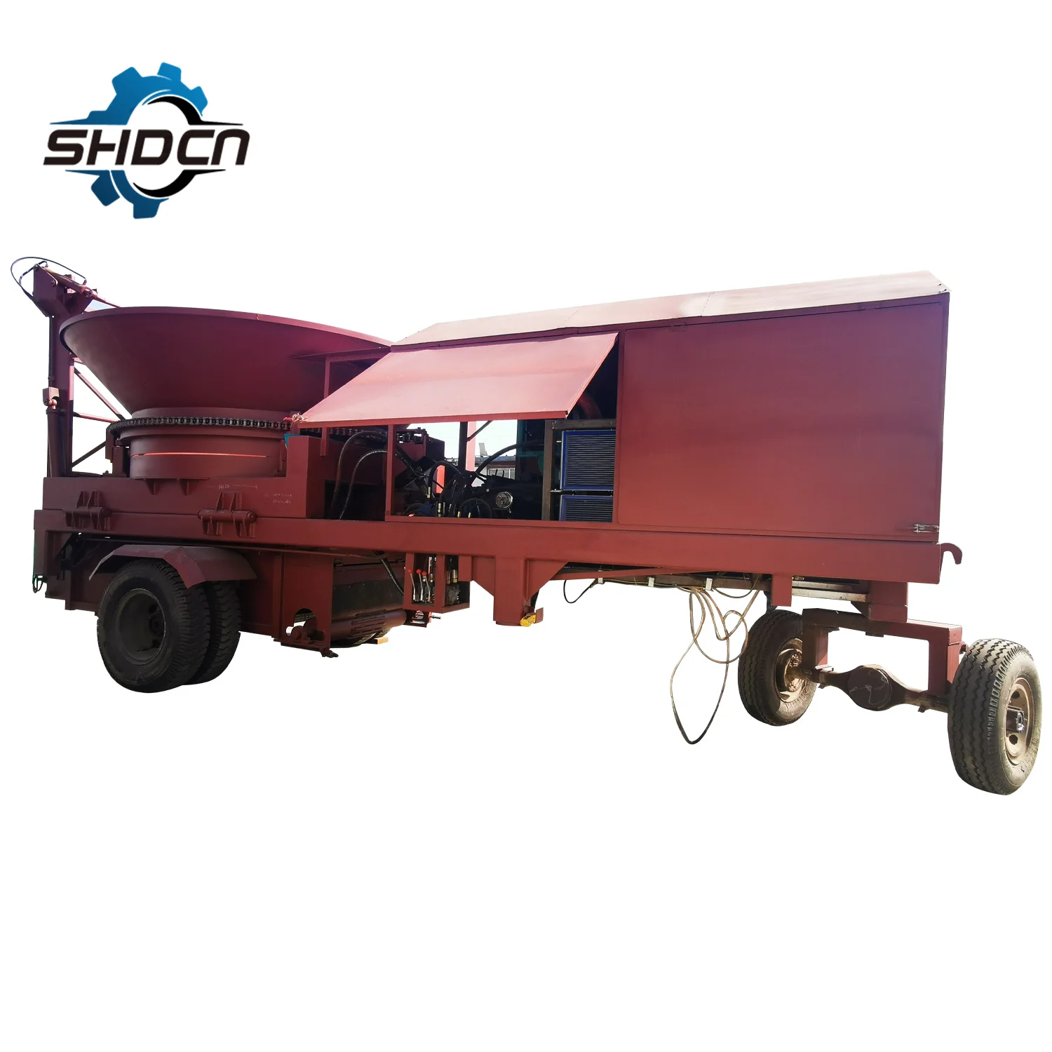 Big capacity wood hammer mill pallet shredder wood chip crusher