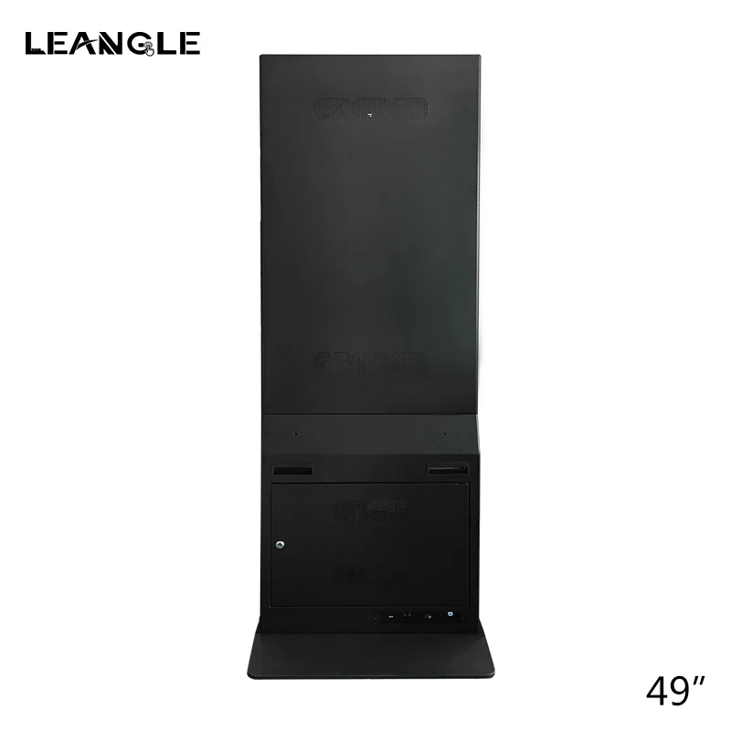 49 inch Floor stand LCD touch screen digital signage and displays vertical digital totem Android WiFi advertising player