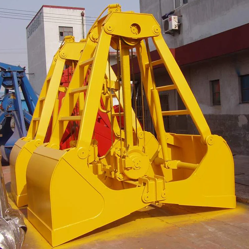 Top supplier custom sands, coal, mineral powder bulk fertilizer mechanical clamshell grab