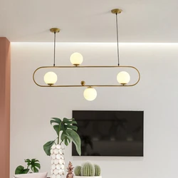 Nordic Pendant Lights decor hanging Lamp With Glass Ball Indoor Lighting For Bedroom Kitchen Bar