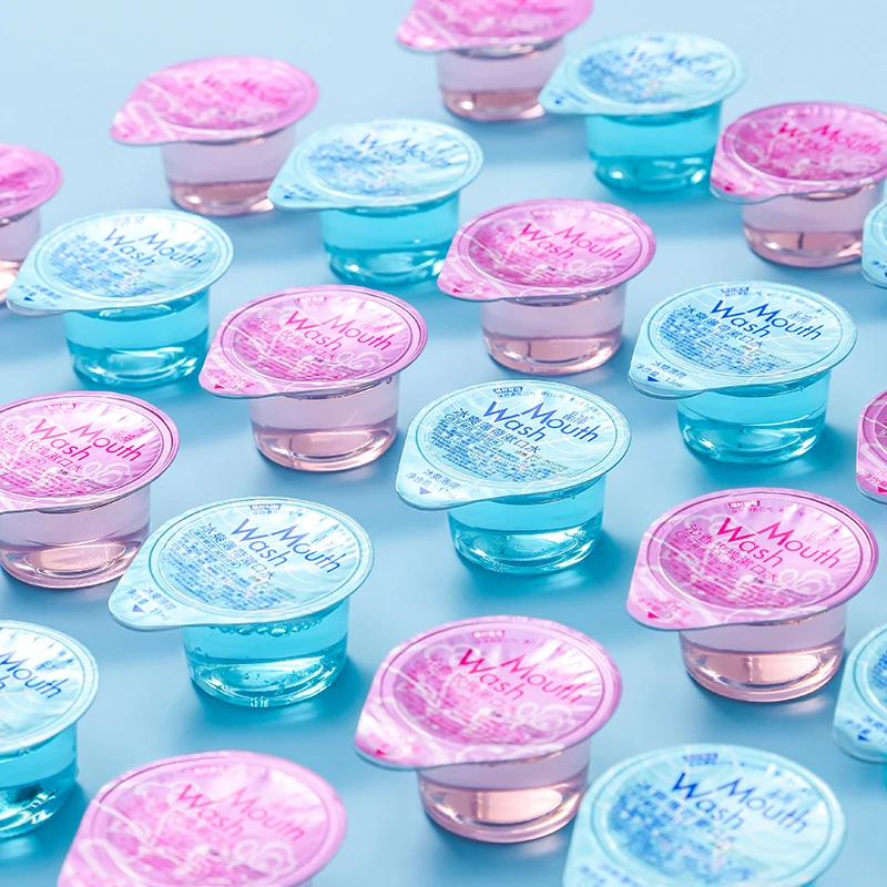 JingShen 2021 портативные дорожные жидкости для полоскания рта, желе, мята, одноразовые таблетки для полоскания рта