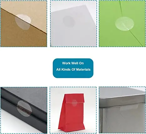 Transparent Blank Tamper Evident Labels Clear Sealing Package Seal Hologram Stickers Self Adhesive Security Warranty Void Labels