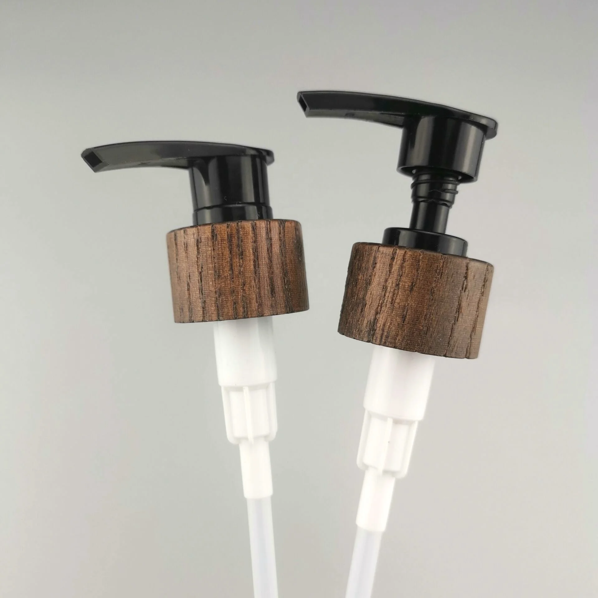 Bamboo Plastic Hand Pump 24/410 Hand Washing Bottle Pump 24mm Dispenser Pump Shampoo Condition Soap Dispensers