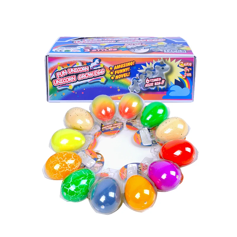 Best Sellers Surprise 12 Pcs  Growing Hatching penguin Egg Kids Toys Magic Grow Dragon Hatching Eggs Toy Party Toys Easter Gift