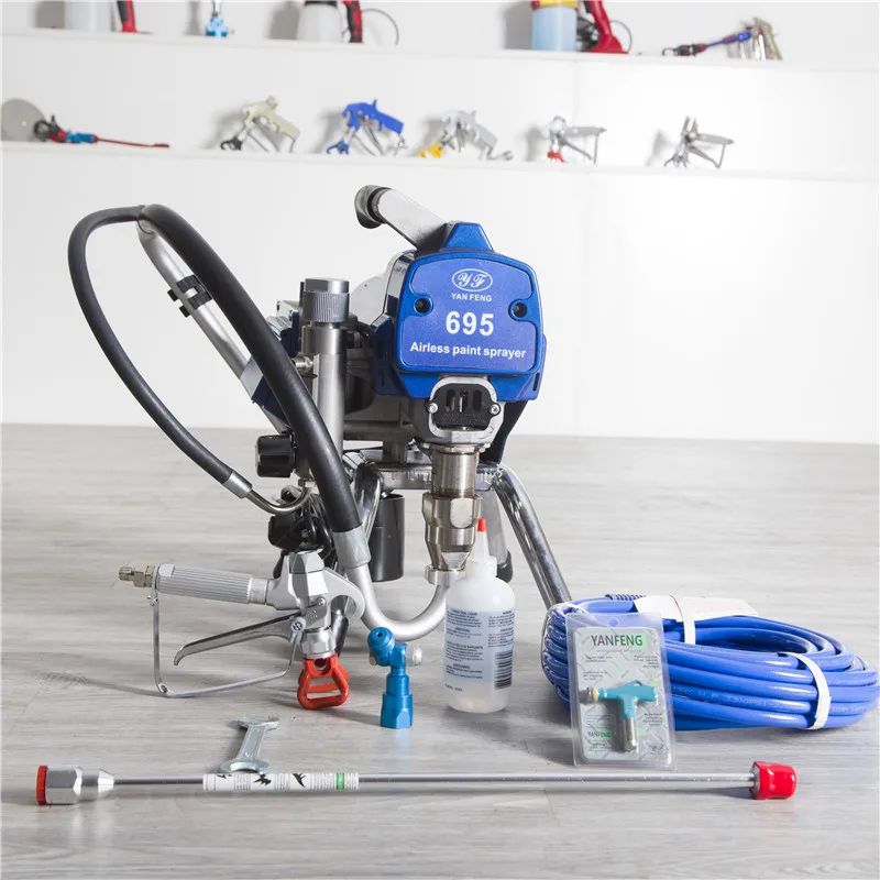 Electric Airless Sprayer Ultra Max II 695 Standard Lo-Boy Plunger pump airless paint sprayer with pressure spray gun