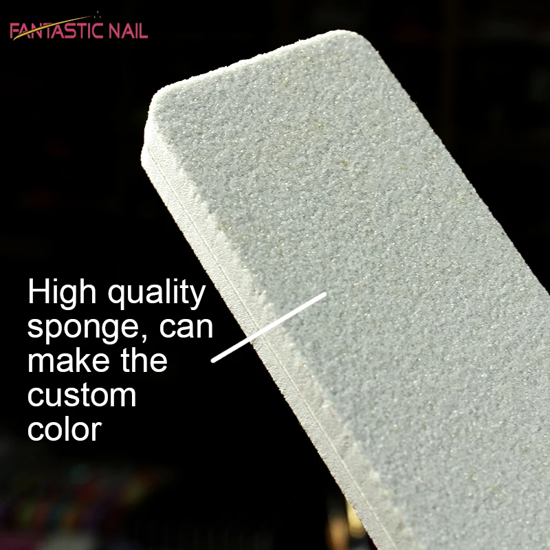 Wholesale Manicure Tool Custom Color Emery Board Block Square High Quality Sponge Nail File Buffer