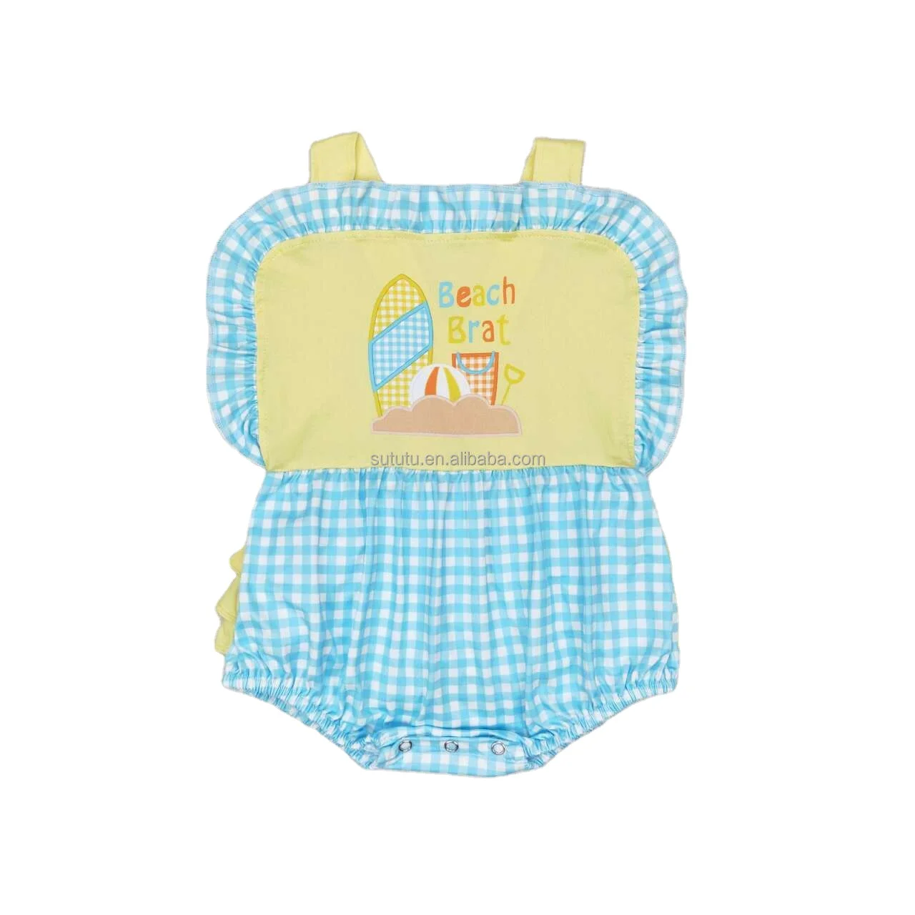 new style short sleeve beach brat bubble milk silk girl little girls clothing sets new born baby clothes