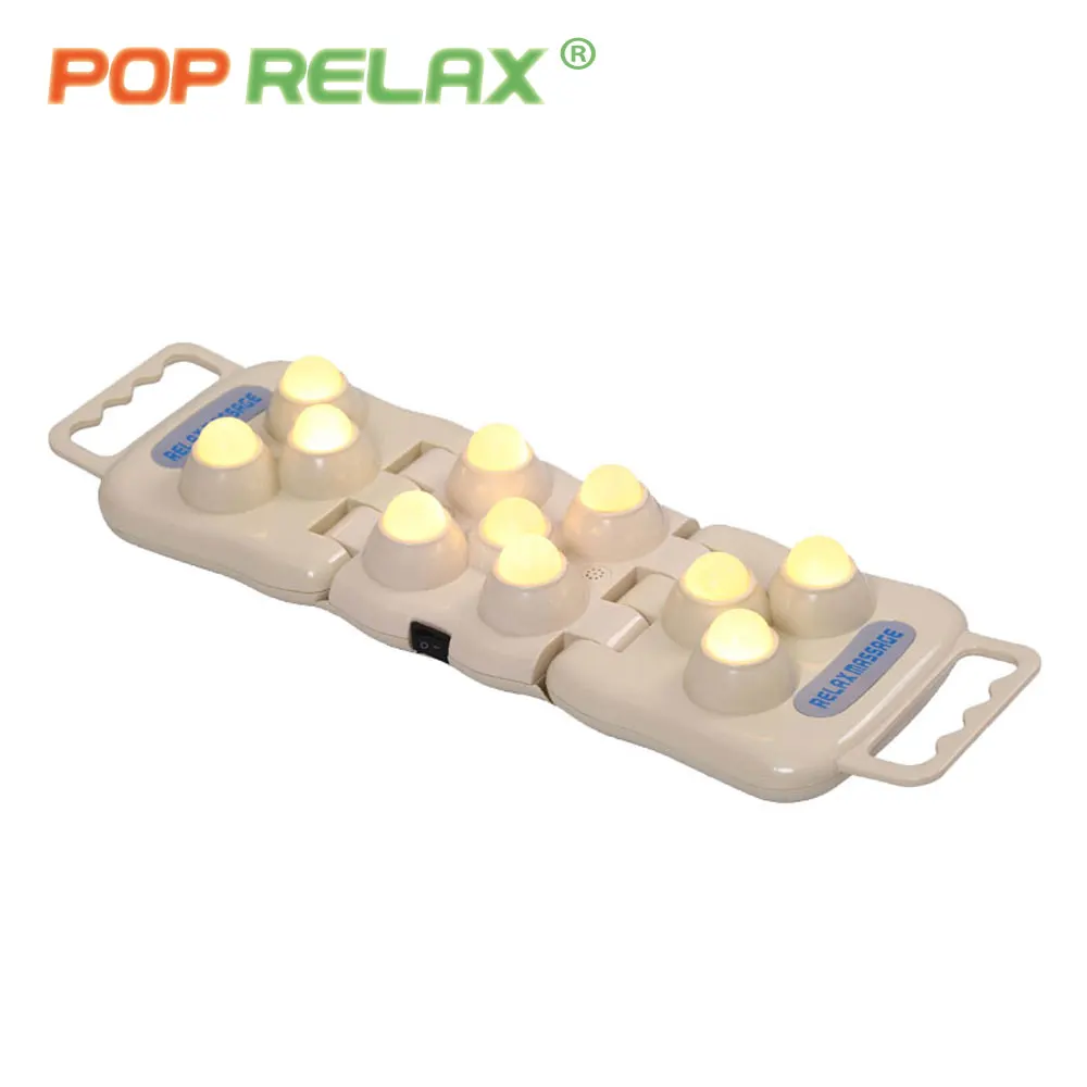 pop relax new invention best quality thermal natural round jade hot stone bio energy infrared heating 11 ball massage projector