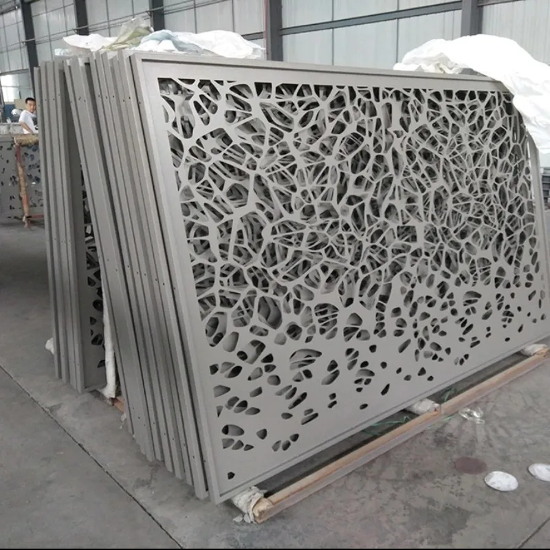 High quality laser cut Corten Steel Garden Screen