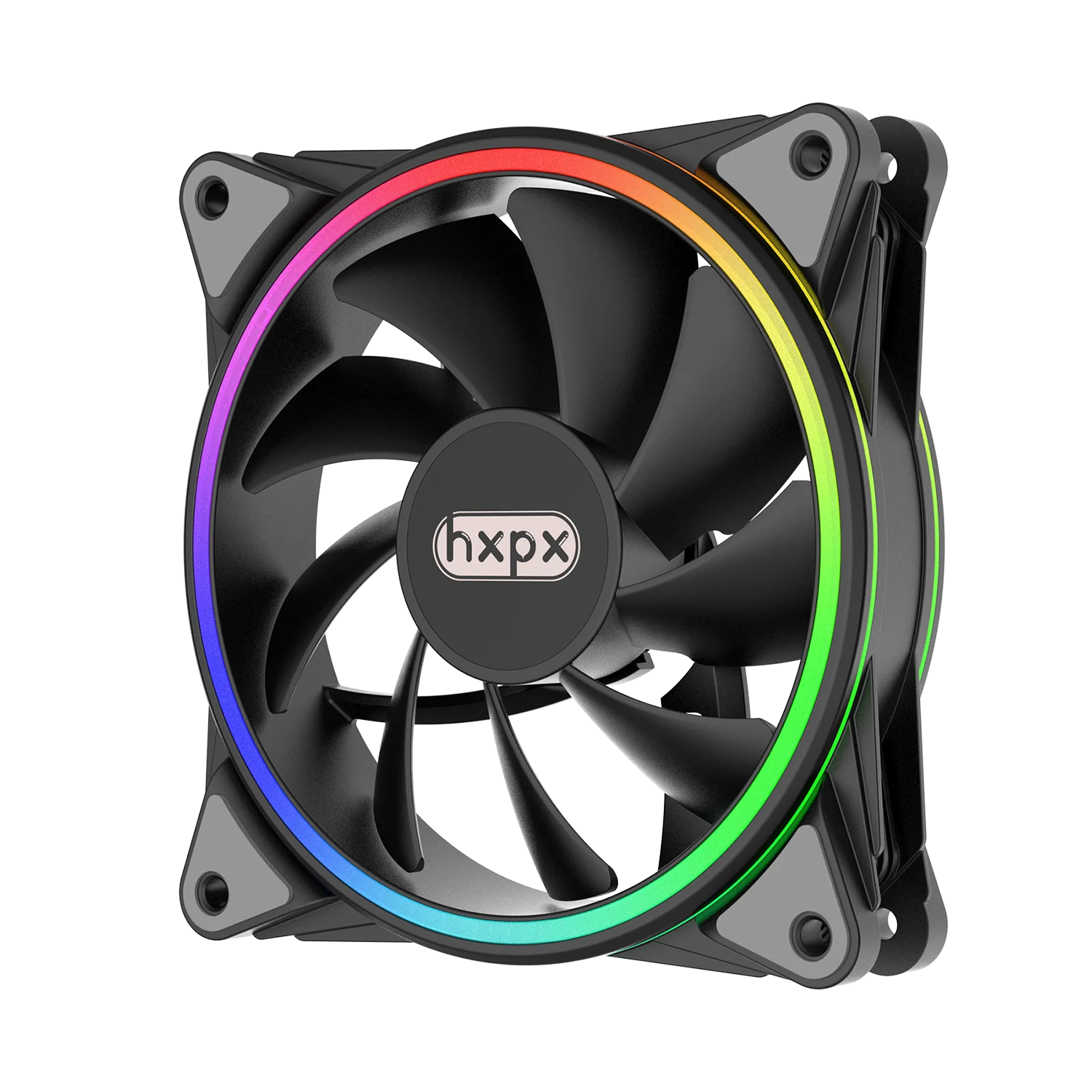 OEM Custom 4 Apertures F- FA12 ARGB Fan PcPWM 4PIN CPU Cooling Fan  light circle MB Sync Control LED Case Fans lil heatstick