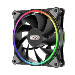 OEM Custom 4 Apertures F- FA12 ARGB Fan PcPWM 4PIN CPU Cooling Fan  light circle MB Sync Control LED Case Fans lil heatstick