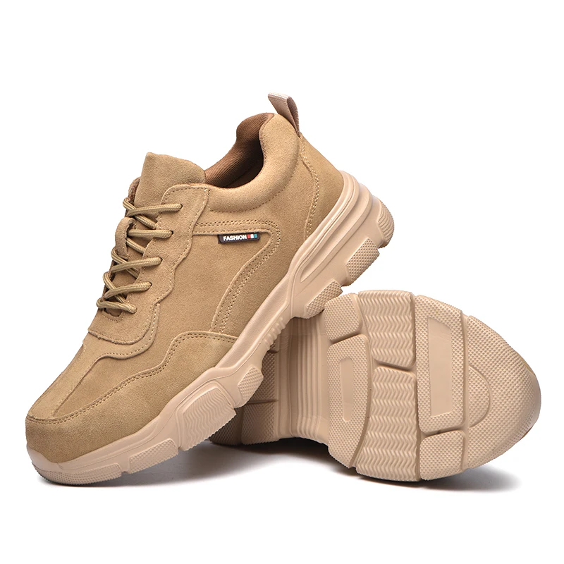 HYSURE Safety Shoes Male Industrial Construction Men Safety Boots Shoes Safty Boots Men Safety Shoes Work