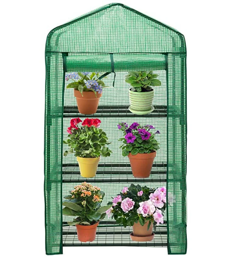 Multi-Layer Rainproof Four-Layer Greenhouse Insulation Cover Garden Flower Shed Balcony Terrace Flower Planting Greenhouse
