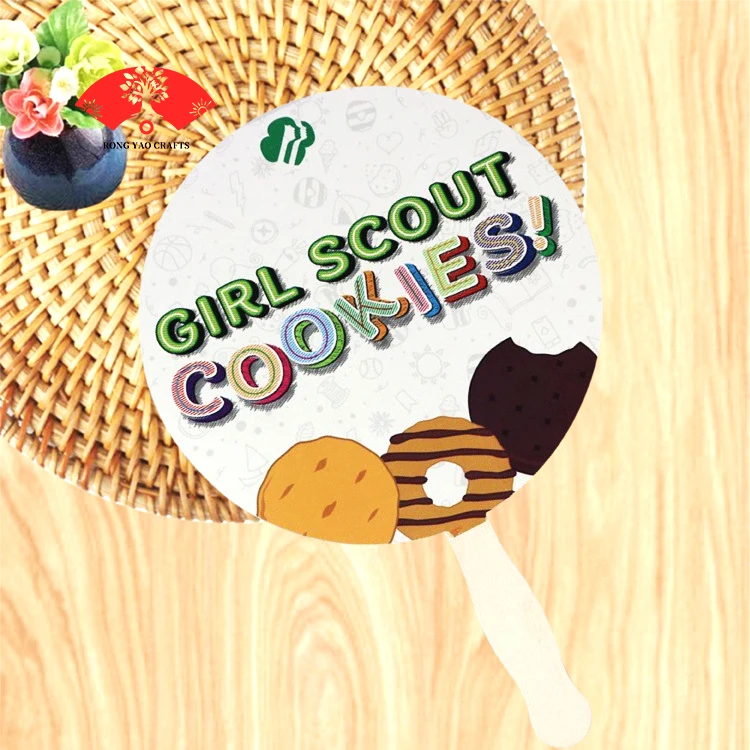 Cheap paper and wood hand fan custom wooden wedding fans for bride guest