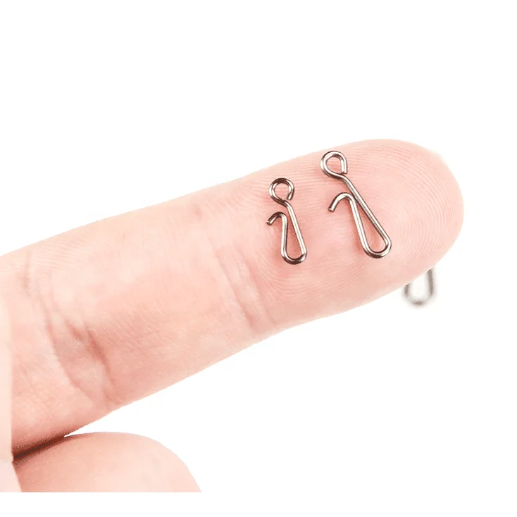 Wholoeasale Carp Fishing Hooks Compatible with Lures and Terminal Tackles Durable Stainless Steel Fishing Clip wire forming
