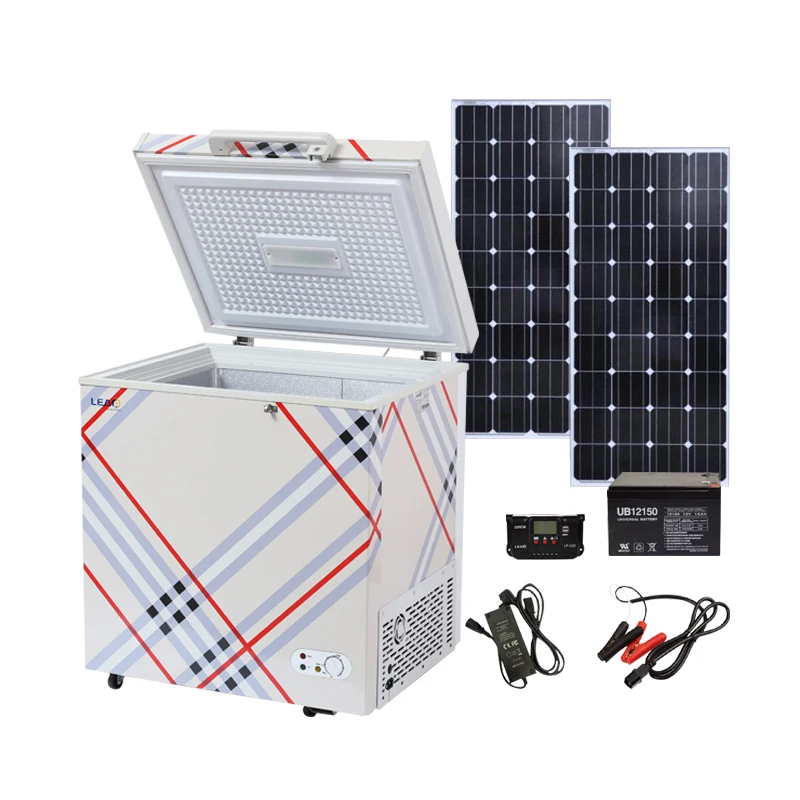 High Quality 50L Small Capacity DC 12/24V Solar Freezer With Adjustable Thermostat