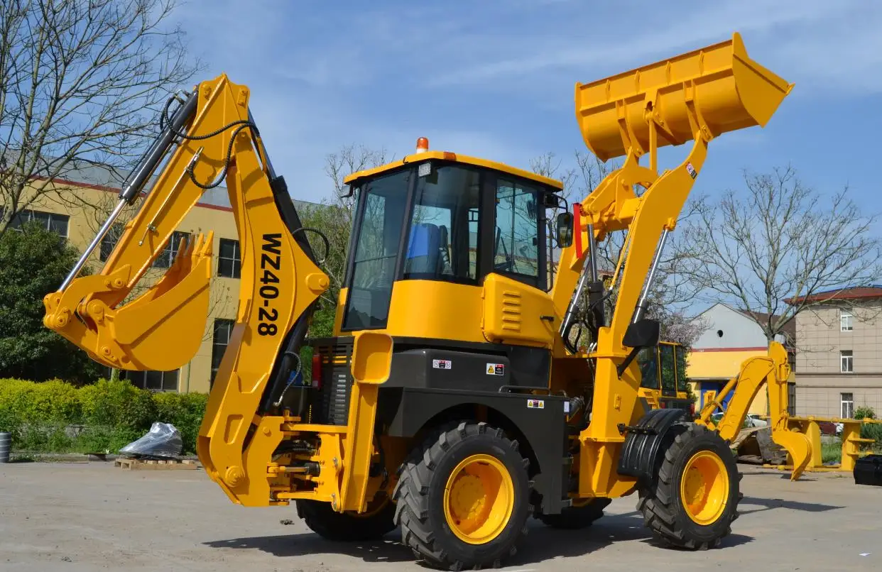 Yuchai 75KW 100HP Engine Front End Loader Articulated hot sale Backhoe Loader