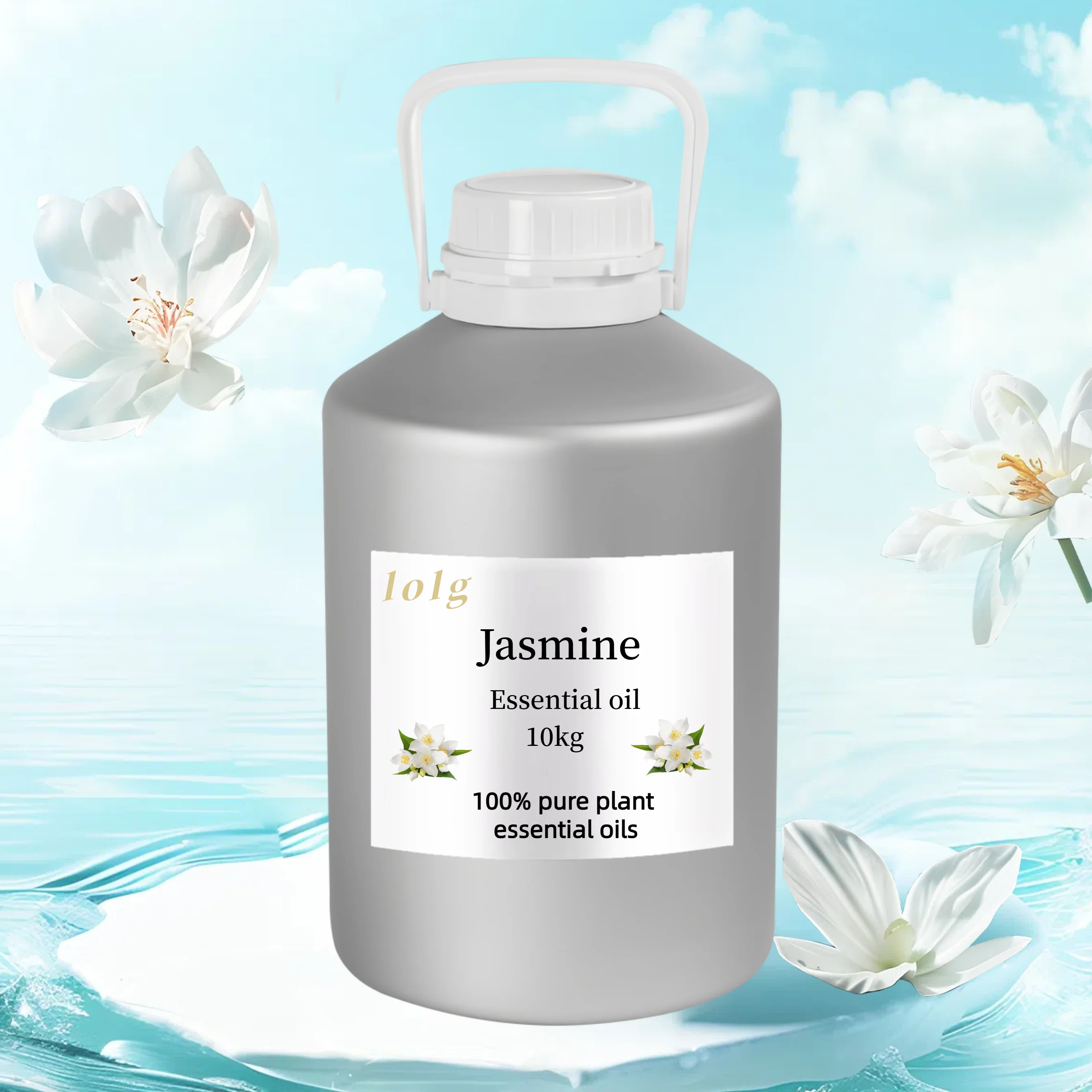 High Concentration Organic Jasmine Essential Oil for OEM Cosmetic Soap Aromatherapy Products Essential Oil Wholesale