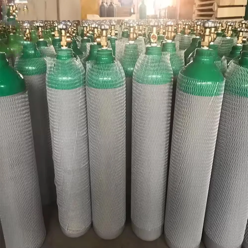 Конкурентоспособная цена бесшовная сталь 40L 47L 150bar кислородный азот аргон Co2 газовый баллон
