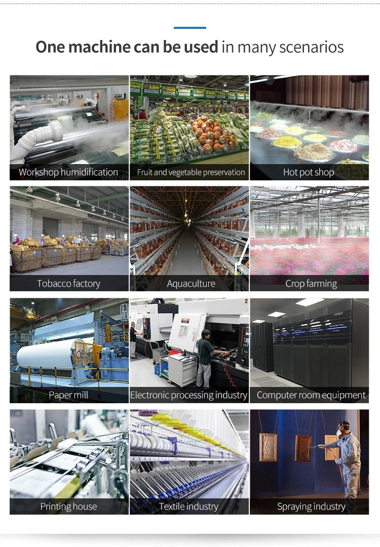 12L ultrasonic industrial humidifier mist fogger machine air humidity controller China ultrasonic humidifier