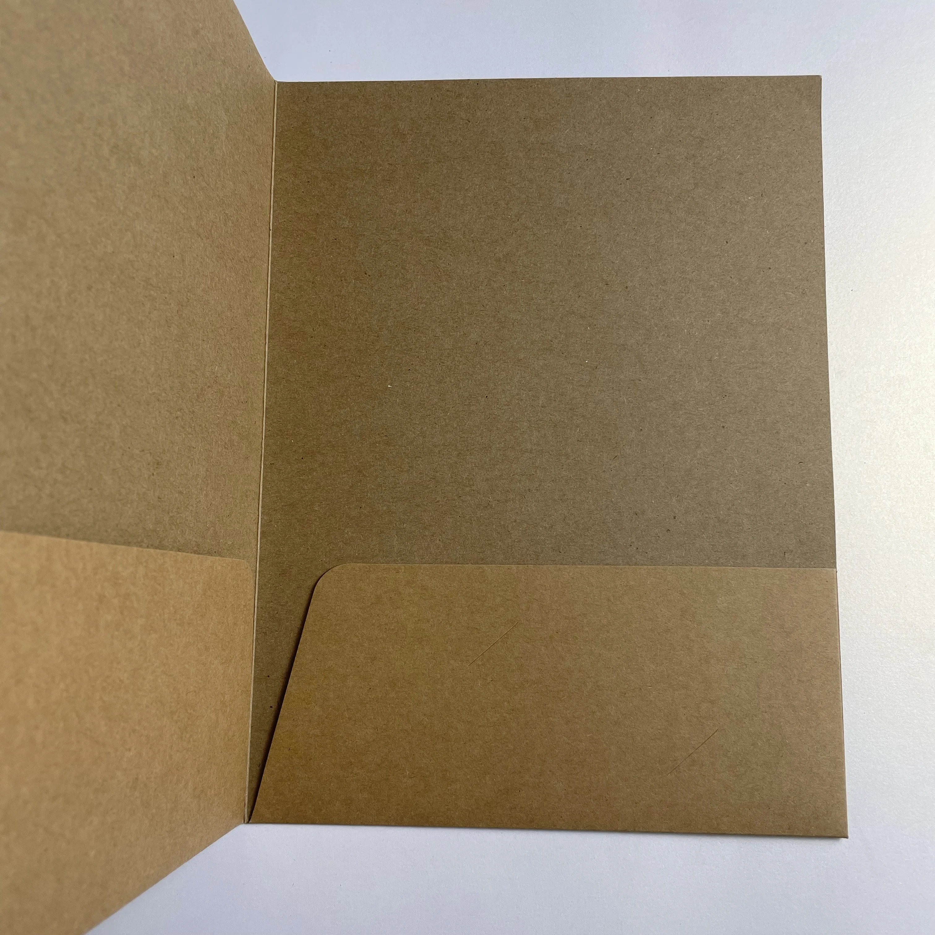 Wholesale Recycled Kraft Paper Folder Business Office School A4 File Pockets Folders Custom Logo