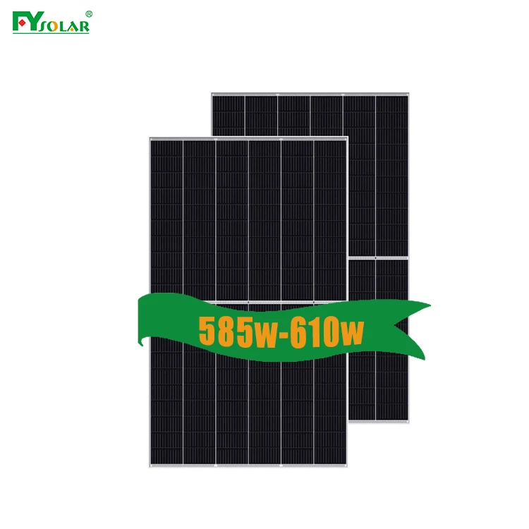 12bb 600w mono solar panel photovoltaic panel solar module 585w 590w 600watt 610w