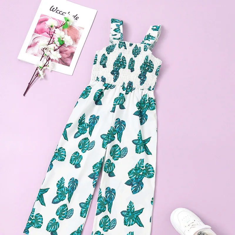 Summer Stylish Comfortable Little Girl Cute Polka Dot Ruffles Kids Romper Children Clothes Girls Suspender Jumpsuit