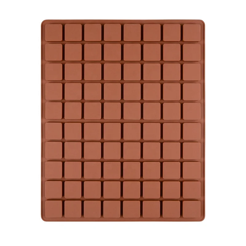Ready Online 80 Cavities Square Silicon Mini Cake DIY Molds for Chocolate Making Cake Tools Silicone Molds for Cake Decoration