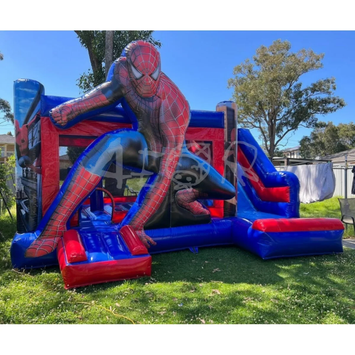 Коммерческий надувной батут прыгающий замок с горкой