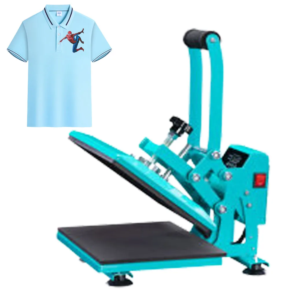 diy your t-shirt  color heat press machine heat transfer pattern to clothes support custom color of machine