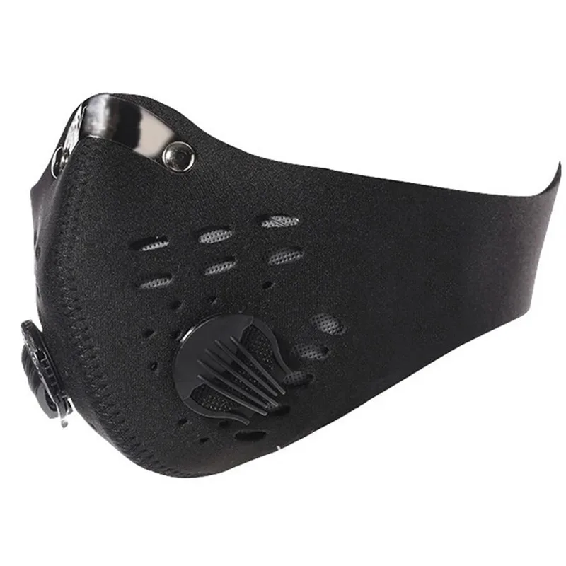 Sport Masks With Breathing Valve Replacement Filter Reusable Dust Cycling Sports Mask