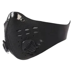 Sport Masks With Breathing Valve Replacement Filter Reusable Dust Cycling Sports Mask