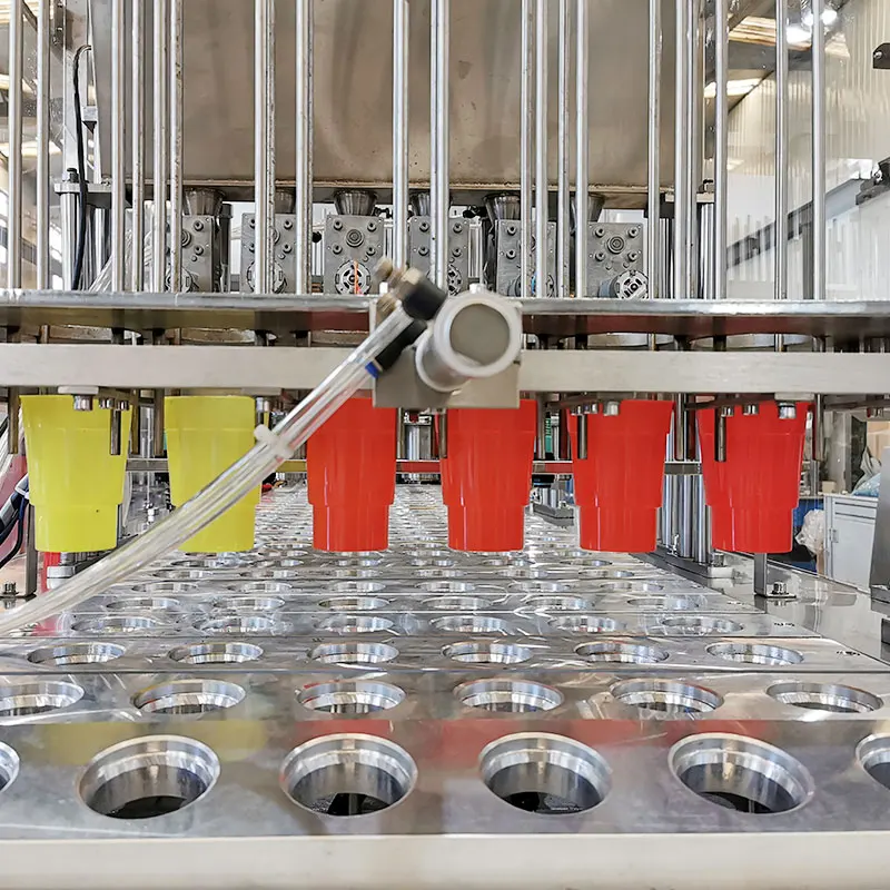 Fully Automatic Commercial Ice Cream Filling Yogurt Cup Filler and Sealer Machine Supplier