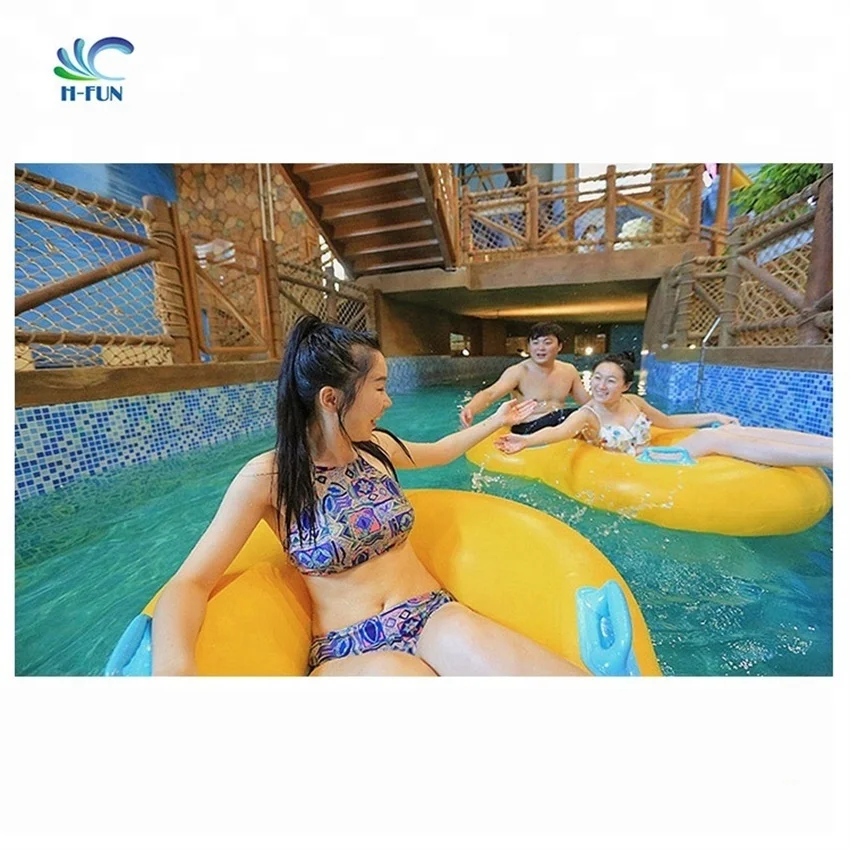 Durable Slide Tube Water Park Inflatable Outdoor Swimming Pool Float Double