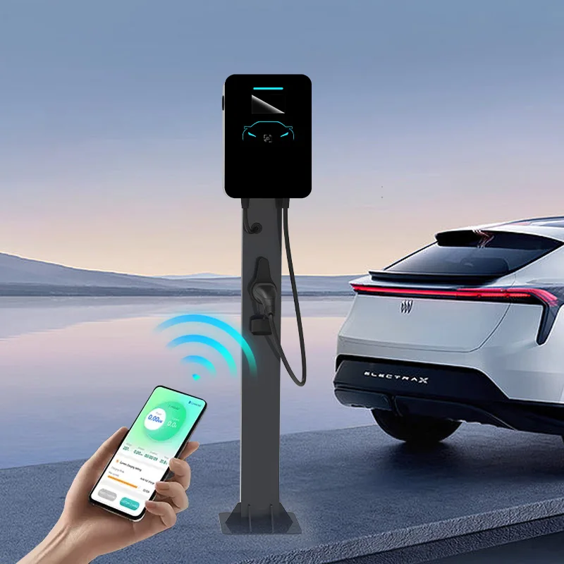 Car Wallbox 32a Electric Vehicle charging station wallbox type 2 ev fast wall charger station