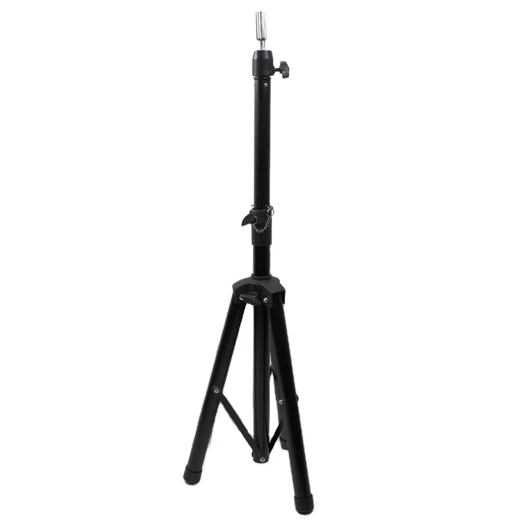 Factory Price Wig Tripod Metal Adjustable Cosmetology Hairdressing Training Mannequin Head for Hair Extensions