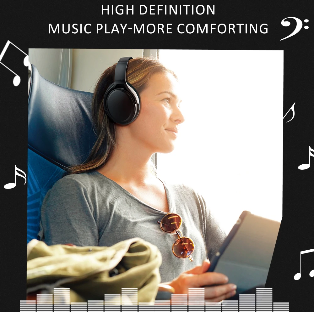 Hot Selling bluetooth earphones & headphones Over Ear Noise Cancelling Headphones Headset Custom Logo or Wholesale