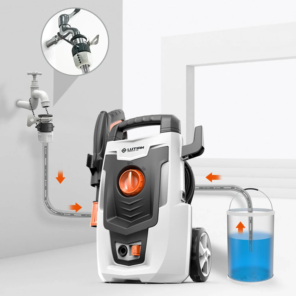 Self Service 1500w Car Washer Station Portable Car Vacuum Cleaners Air Pump Pressure Washer for Car