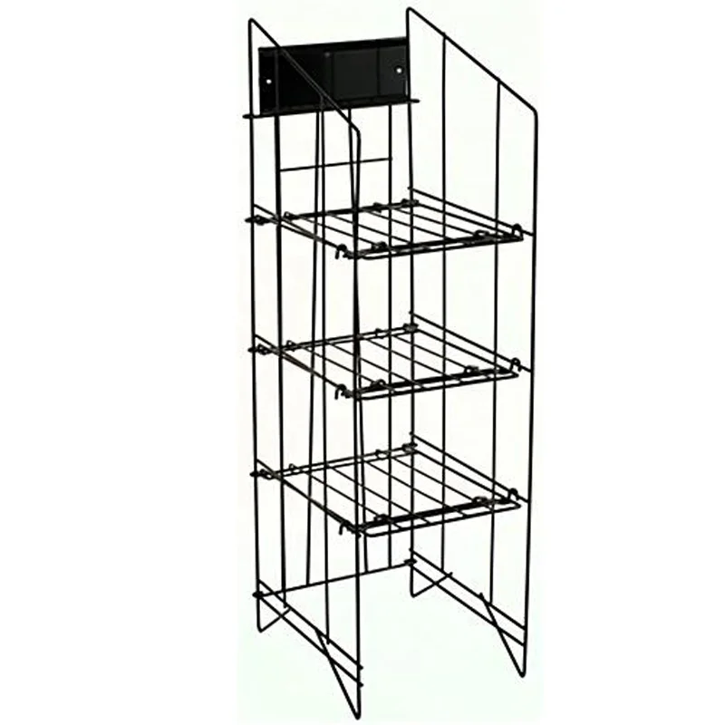 Wholesale Metal Magazine Holder Rack Retro Hotel Reception News Paper Stand Magazine Rack Standing