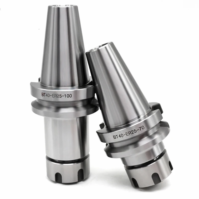 HUAZHICHUN CNC Powerful Tool Handle CNC BT-ER Cutter Shank BT40-ER11, ER16, ER20, ER25, Length 70mm, 100mm