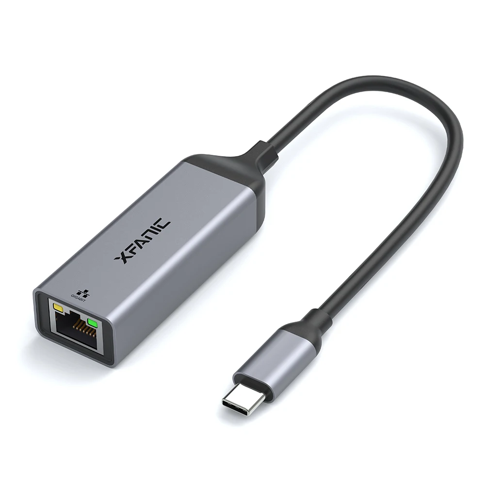 
One-stop Service 1000M USB Type C to RJ45 Ethernet Adapter Gigabit Lan Converter Network USB Ethernet Adapter 