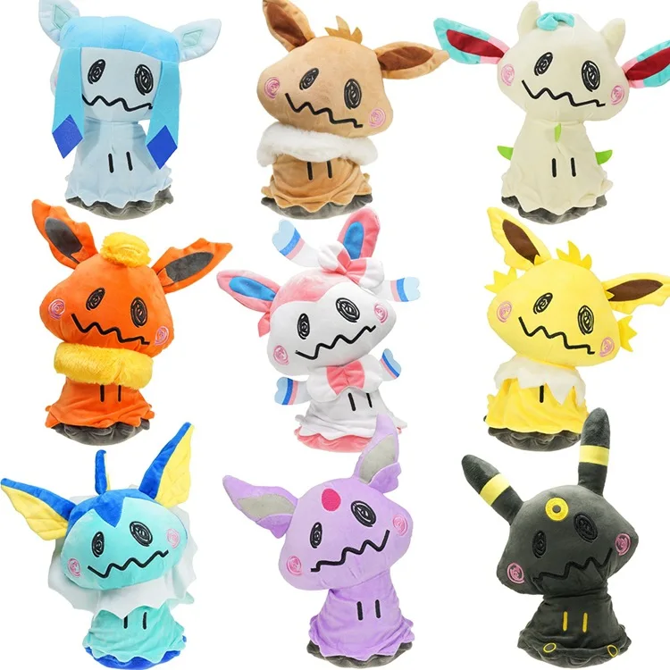 Подлинная горячая Распродажа Eevee плюшевая игрушка Vaporeon Umbreon Плюшевые Милые Покемон Плюшевые игрушки