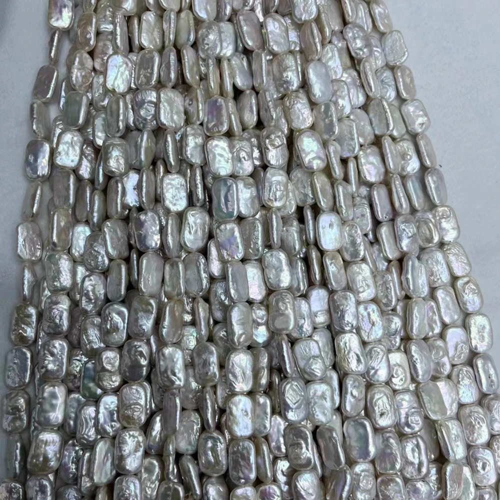 Irregular Rectangle Baroque pearls Loose Strand Beads for necklace bracelet DIY making jewelry