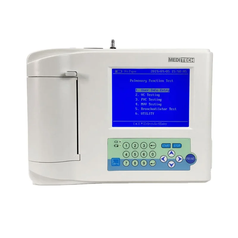 Meditech Portable Spirometer Spirox PRO Used to Measure Vital Capacity