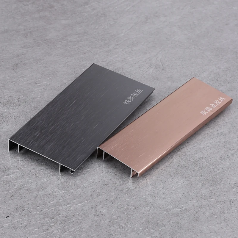 Customized Aluminum In Flooring Accessory Aluminum Alloy Sheet Skirting Board