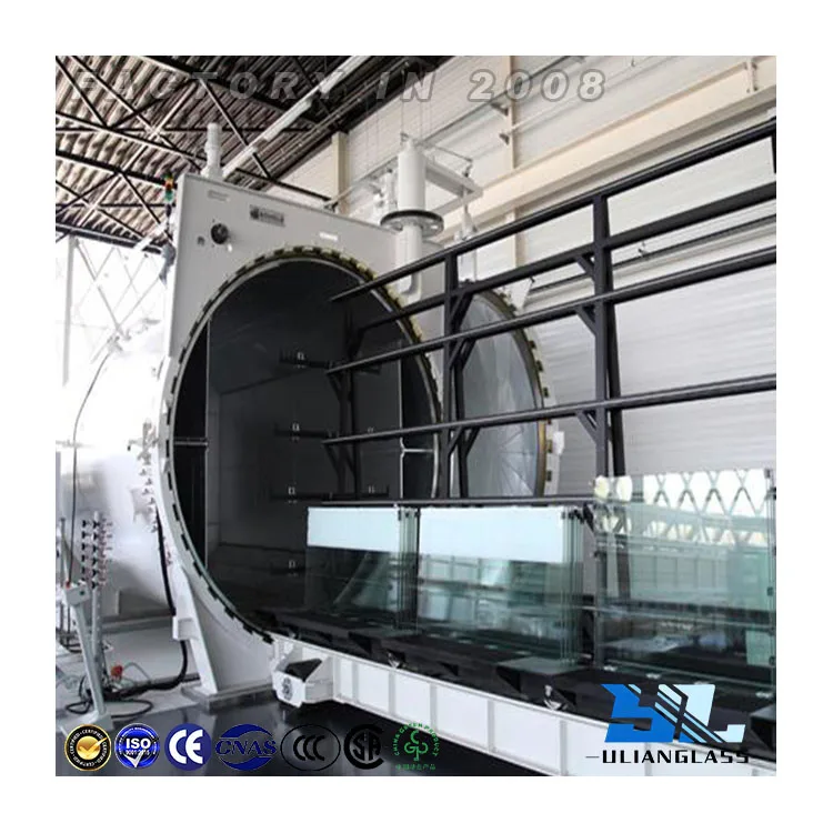 Ulianglass 6mm 8mm 10mm Changhong Tempered Fluted Ribbed Moru Patter curved Glass