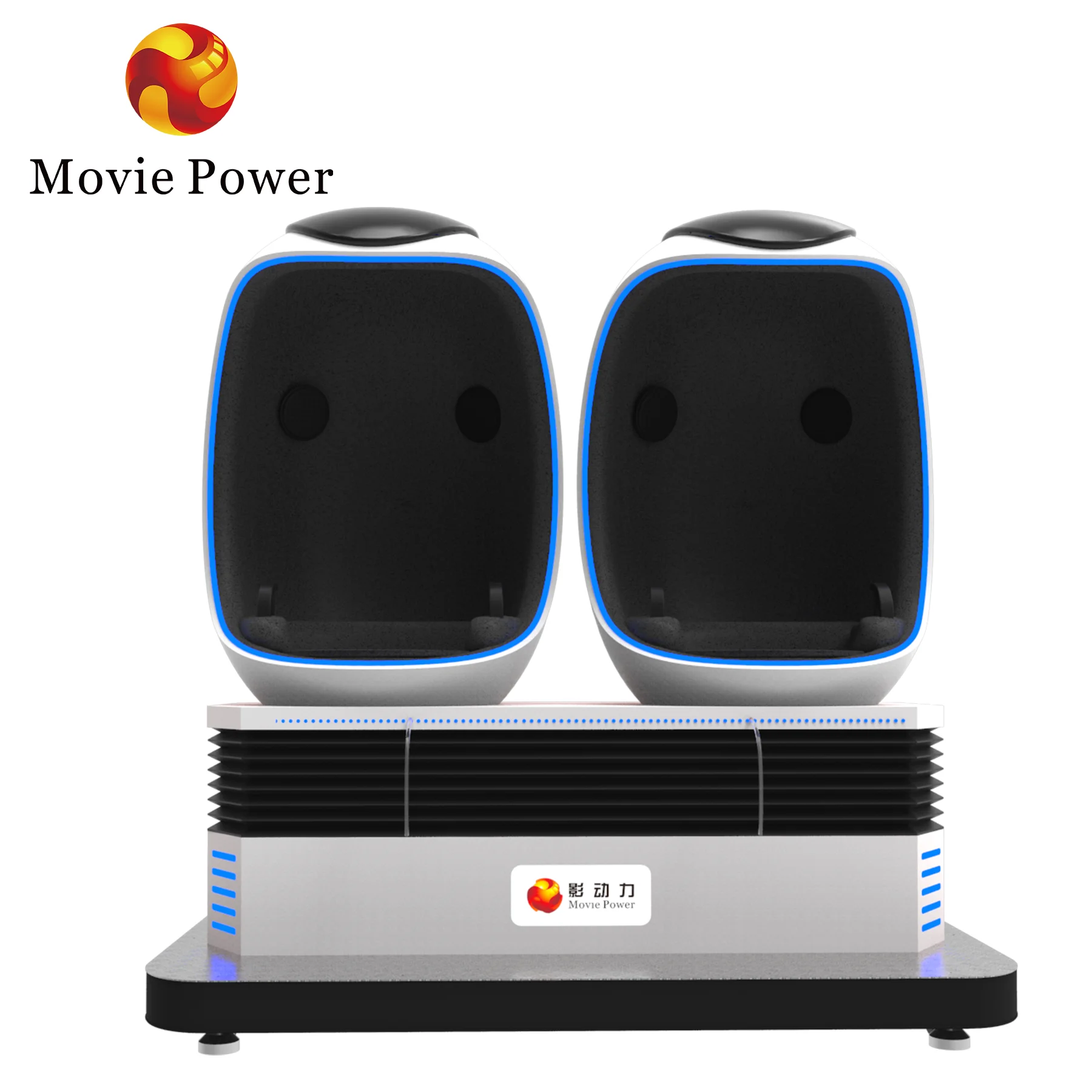 Amusement Park Virtual Reality 9D Egg VR Cinema Arcade VR Game Machine With VR Glasses For Mall