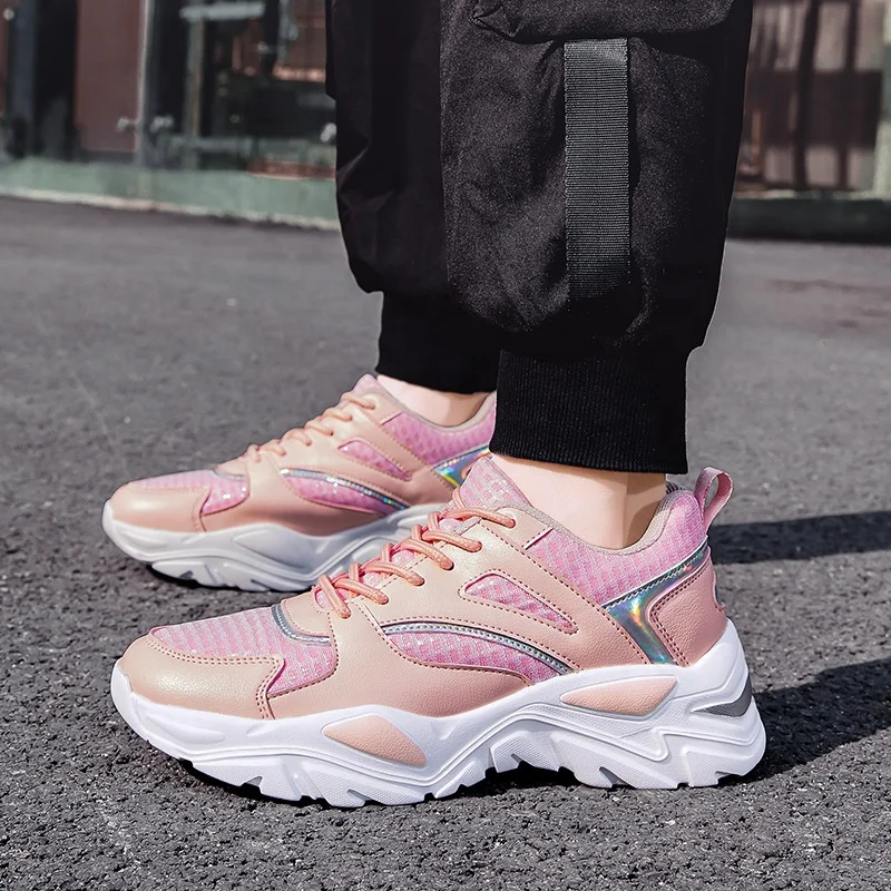 Hellosport Hight Quality Sneakers Murah Custom Design Red Sneakers Women 2021 Running Sneaker